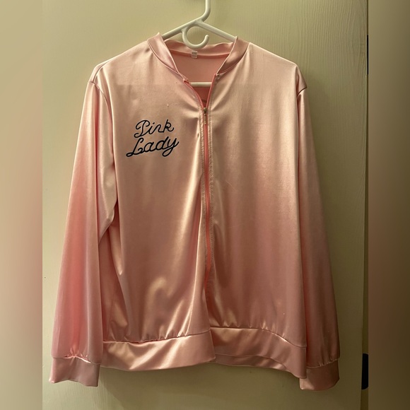 Jackets & Blazers - Pink Lady Satin Bomber Jacket - Pink